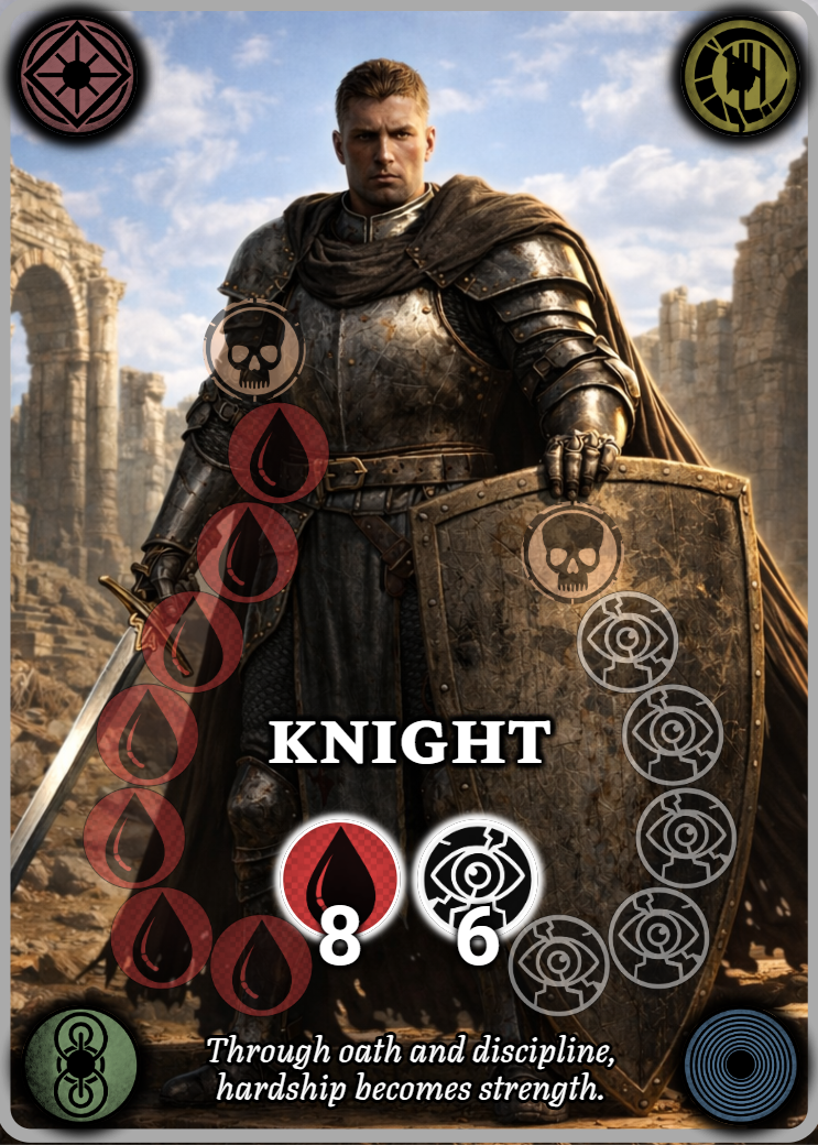 Knight class card
