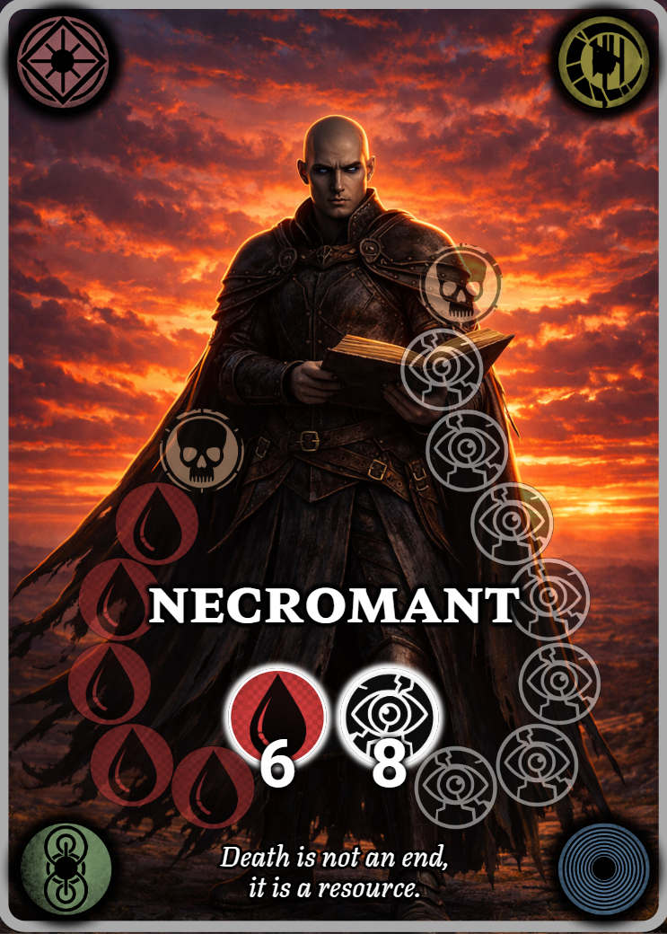 Necromant class card