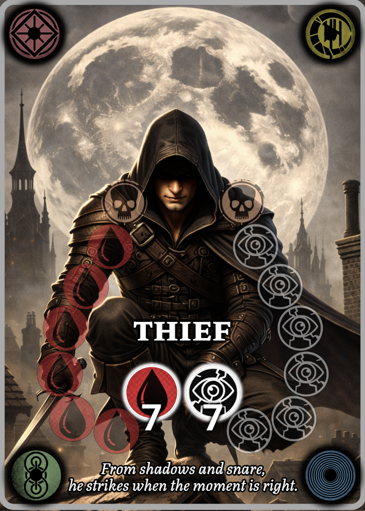 Thief class card